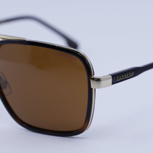 🕶️ New CARRERA 256/S 0J5G 70 Sunglasses - Havana/Gold Frame, Brown Lenses - Picture 6 of 12